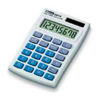 Ibico 081X calculator Pocket Basic Blue, White