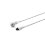 Microconnect PE010818W power cable White 1.8 m Power plug type E+F C5 coupler