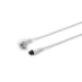 Microconnect PE010818W power cable White 1.8 m Power plug type E+F C5 coupler