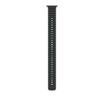 Apple - Watch band extension for smart watch - 49 mm, natural titanium finish - 130-250 mm - black