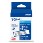 Brother TZE2412PKG label-making tape Black on white TZe