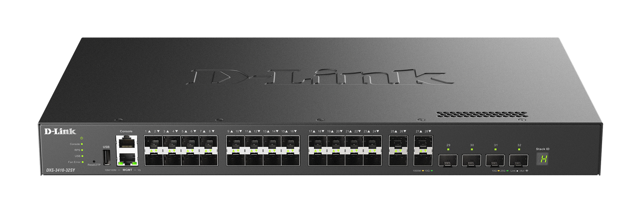 D-Link Layer 3 Stackable 10 Gigabit Managed Switches