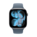 Apple MFGY4ZM/A smart wearable accessory Band Blue Fluoroelastomer