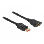 DeLOCK DisplayPort extension cable panel-mount 8K 60 Hz 3 m