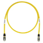 Panduit Cat6A S/FTP RJ-45 networking cable Yellow 39.4" (1 m) S/FTP (S-STP)