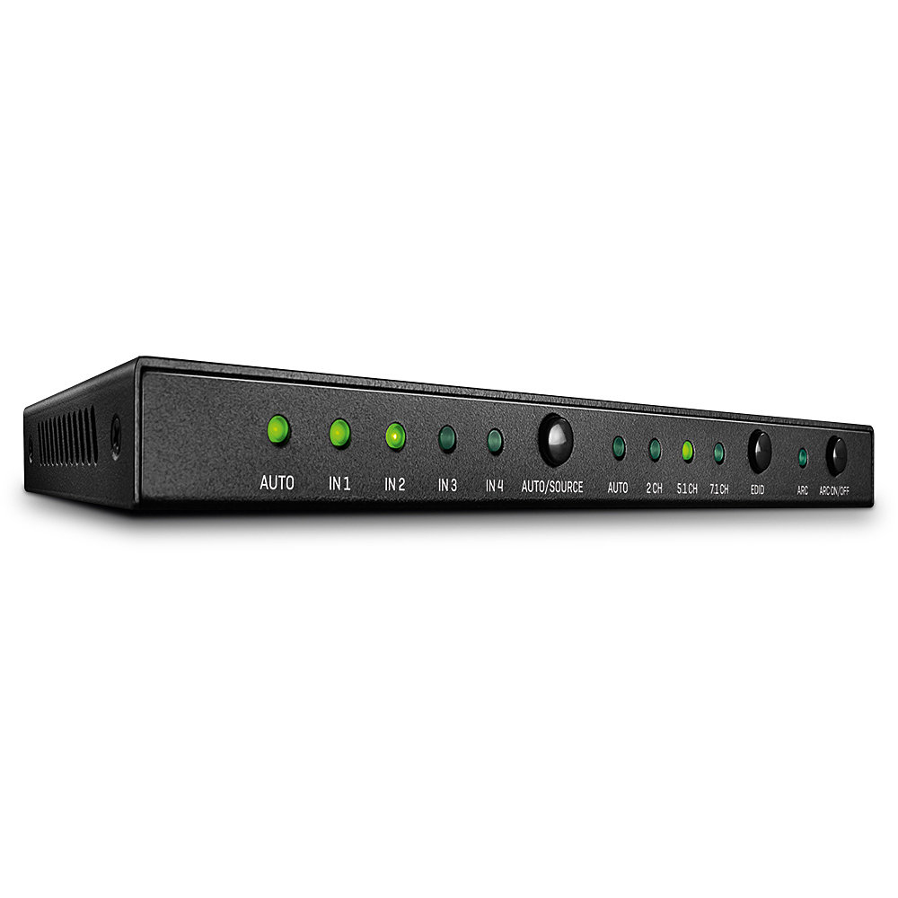 Image of Lindy 4 Port HDMI 2.0 18G Switch with Audio