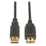 Tripp Lite U024-016 USB cable 191.7" (4.87 m) USB 2.0 USB A Black