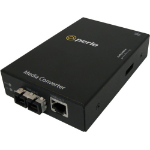 Perle Fast Ethernet, 100Base-TX - 100Base-FX, 1310nm, multimode, SC, UK Power Cord
