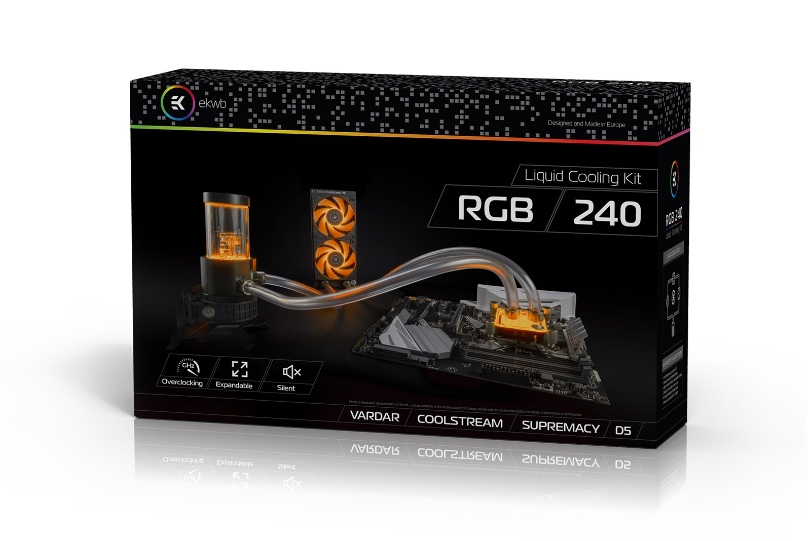 EK Water Blocks EKKIT RGB 240 computer liquid cooling Chipset