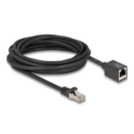DeLOCK 90318 networking cable Black 5 m Cat6a S/FTP (S-STP)