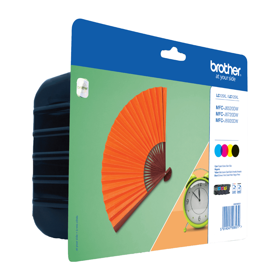 Image of Brother LC-129XLVALBPDR Ink cartridge multi pack Bk,C,M,Y 1x2400pg...
