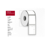 Capture CA-LB3132-C25Y printer label