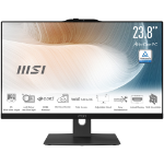 MSI Modern AM242TP 1M-1230EU Intel Core 3 100U 60,5 cm (23.8") 1920 x 1080 Pixels Touchscreen Alles-in-één-pc 8 GB DDR5-SDRAM 256 GB SSD Windows 11 Pro Wi-Fi 6E (802.11ax) Zwart