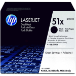 HP Q7551XD/51XD Toner cartridge black twin pack, 2x13K pages ISO/IEC 19752 Pack=2 for HP LaserJet P 3005