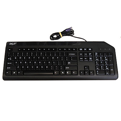 KB.PS20B.014 keyboard PS/2 QWERTY Greek Black