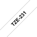 Brother TZE-231 cinta para impresora de etiquetas Negro sobre blanco