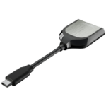 SanDisk Extreme PRO card reader USB 3.2 Gen 1 (3.1 Gen 1) Type-C Black, Silver