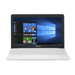 ASUS VivoBook E203NA-FD020TS 1.1GHz N3350 11.6" 1366 x 768pixels White Notebook