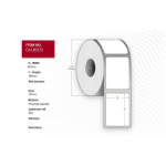 Capture CA-LB3151 printer label