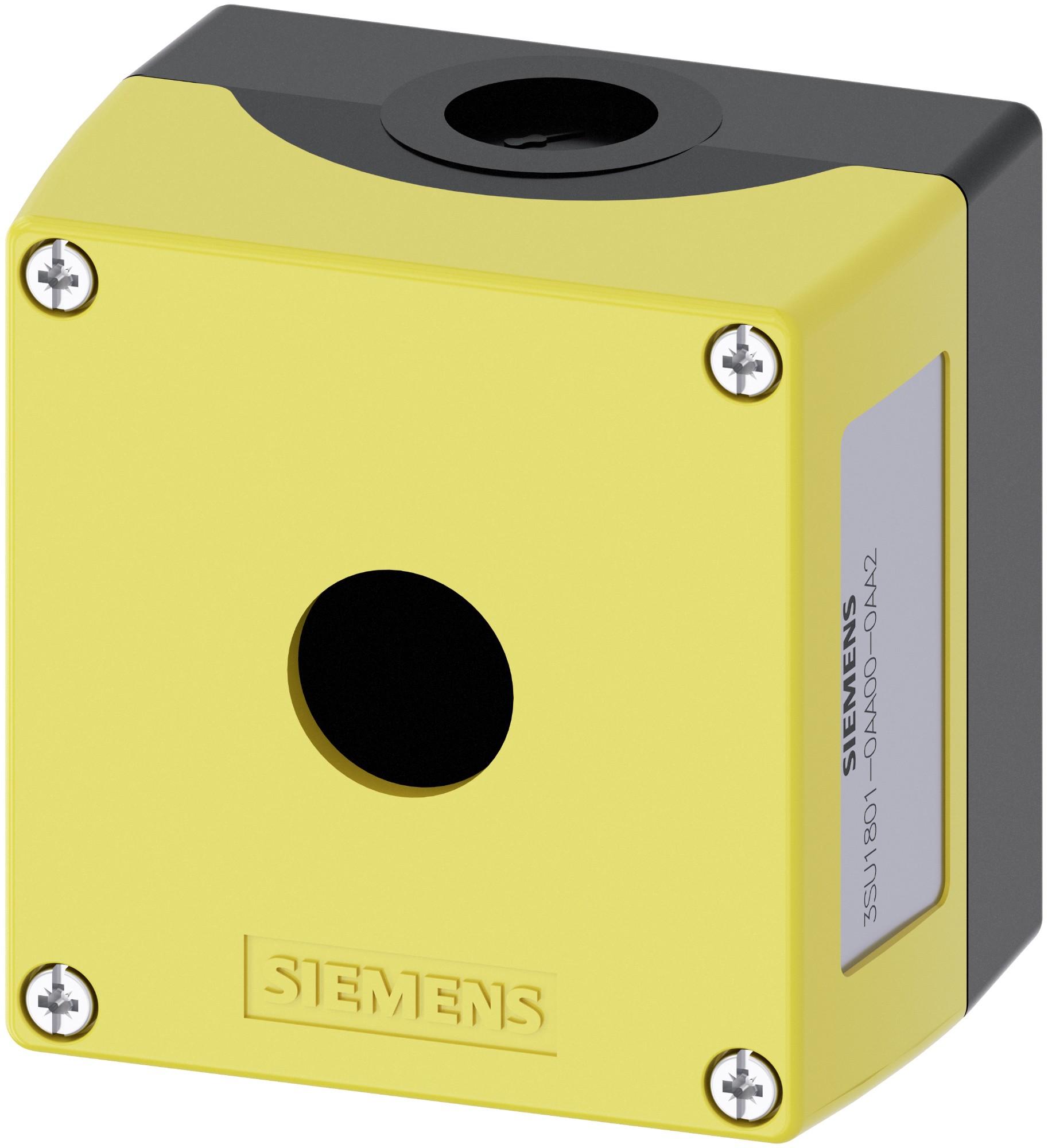 Image of Siemens 3SU1801-0AA00-0AA2 3SU18010AA000AA2 Leergehäuse 1 Einbaustelle