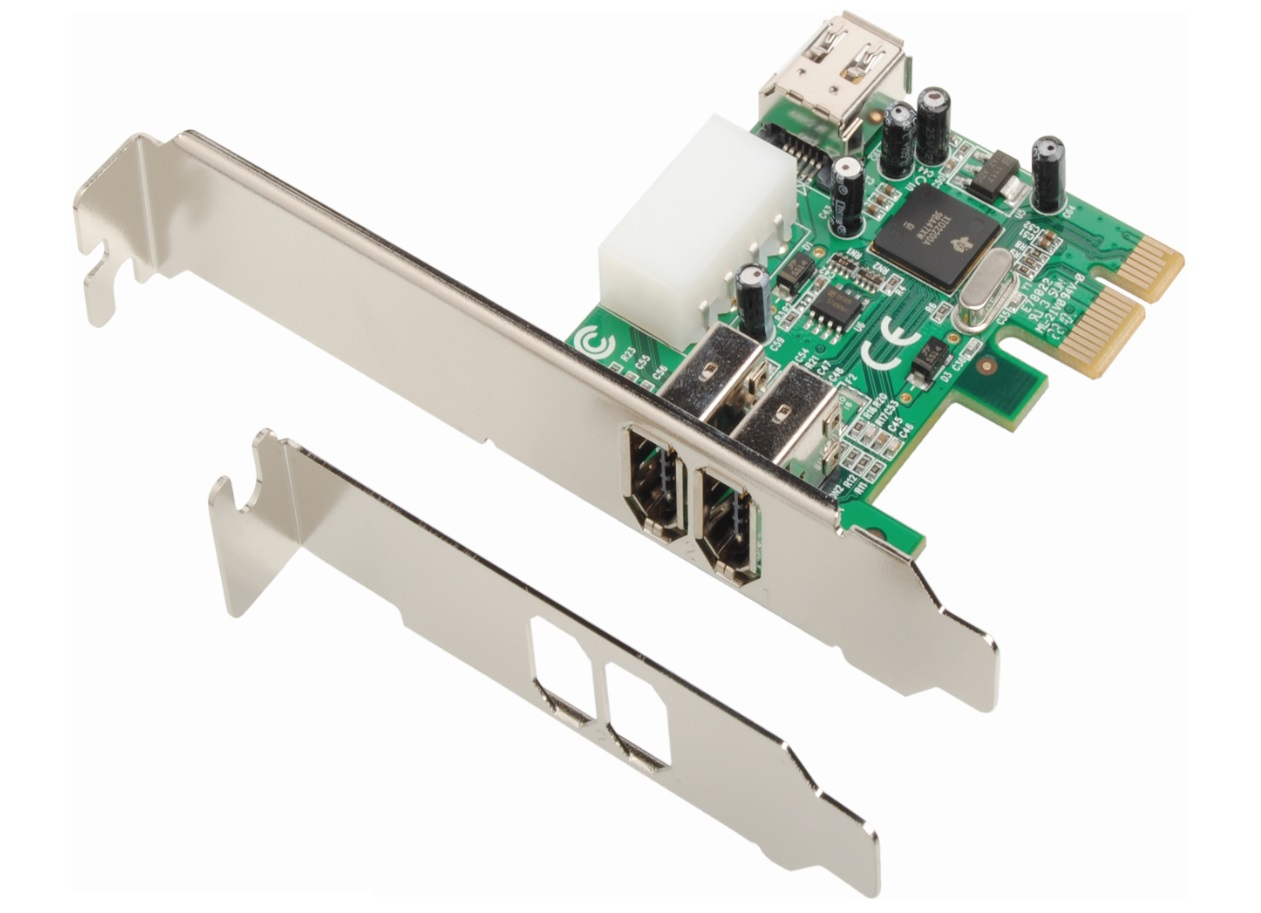 Dawicontrol DC-1394 PCIe interface cards/adapter IEEE 1394/Firewire
