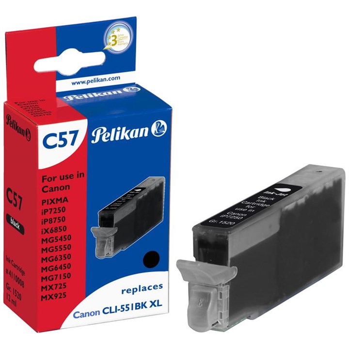 Image of Pelikan Ink Compat For Canon CLI-551XL Black