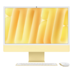 Apple iMac Apple M M4 59,7 cm (23.5") 4480 x 2520 Pixels Alles-in-één-pc 24 GB 256 GB SSD macOS Sequoia Wi-Fi 6E (802.11ax) Geel