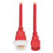 Eaton P005-E10-ARD-6 power cable Red 122" (3.1 m) C14 coupler C13 coupler