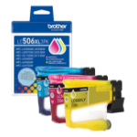 Brother LC506XL3PKS ink cartridge 3 pc(s) Original High (XL) Yield Cyan, Magenta, Yellow