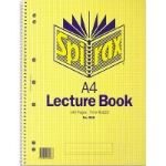 SPIRAX 906 SIDE OPENING A4 140 PAGES LECTURE BOOK