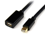 StarTech.com 3ft (1m) Mini DisplayPort Extension Cable - 4K x 2K Video - Mini DisplayPort Male to Female Extension Cord - mDP 1.2 Extender Cable - Works with Mini DP or Thunderbolt 2 Mac/PC