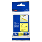 Brother TZE-S621 DirectLabel black on yellow extra strong Laminat 9mm x 8m for Brother P-Touch TZ 3.5-18mm/6-12mm/6-18mm/6-24mm/6-36mm