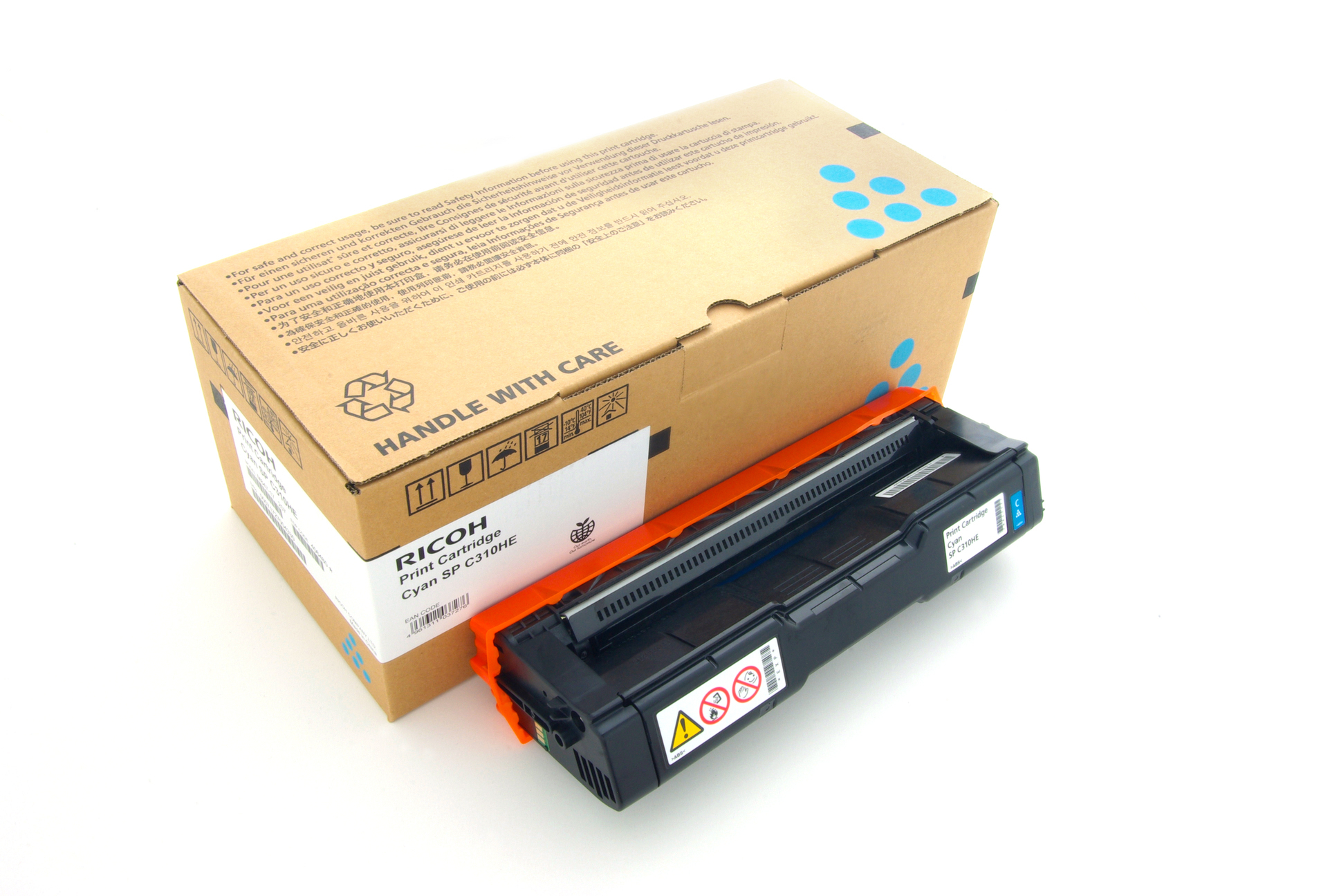 Image of Ricoh 406480/SPC310HE Toner cyan high-capacity, 6K pages/5% for...