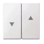 Merten 435519 light switch Thermoplastic White