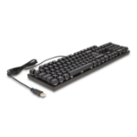 DeLOCK 12115 keyboard Gaming USB QWERTZ German Black
