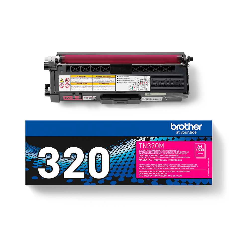 Brother TN-320M Toner magenta, 1.5K pages ISO/IEC 19798 for Brother HL-4150/4570