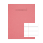 Rhino 9 x 7 Exercise Book 80 Page Pink F8M (Pack of 10)