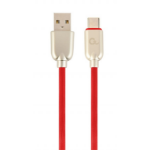 Cablexpert CC-USB2R-AMCM-1M-R USB cable USB 2.0 USB A USB B Red