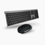 Macally ACEBTKEYSGCB keyboard Mouse included Home/Office Bluetooth QWERTY English Black, Gray