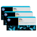 HP Pack de ahorro de 3 cartuchos de tinta DesignJet 771C amarillo de 775 ml