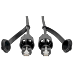 Tripp Lite Industrial Cat5e/Cat6 STP Patch Cable – RJ45 M/M, CMX Outdoor, IP67, 26 AWG, 0.91 m