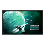 BenQ RE7505E interactive whiteboard 190.5 cm (75") 3840 x 2160 pixels Touchscreen Black USB