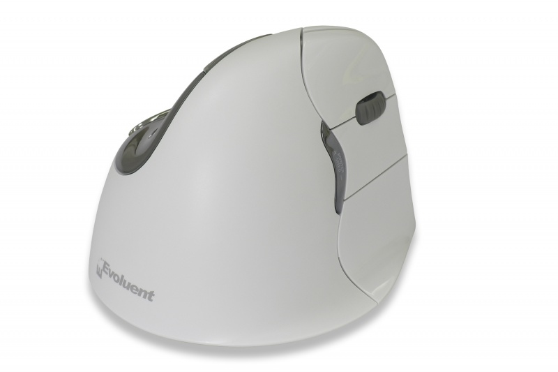 Image of BakkerElkhuizen Evoluent4 Mouse White Bluetooth (Right Hand)