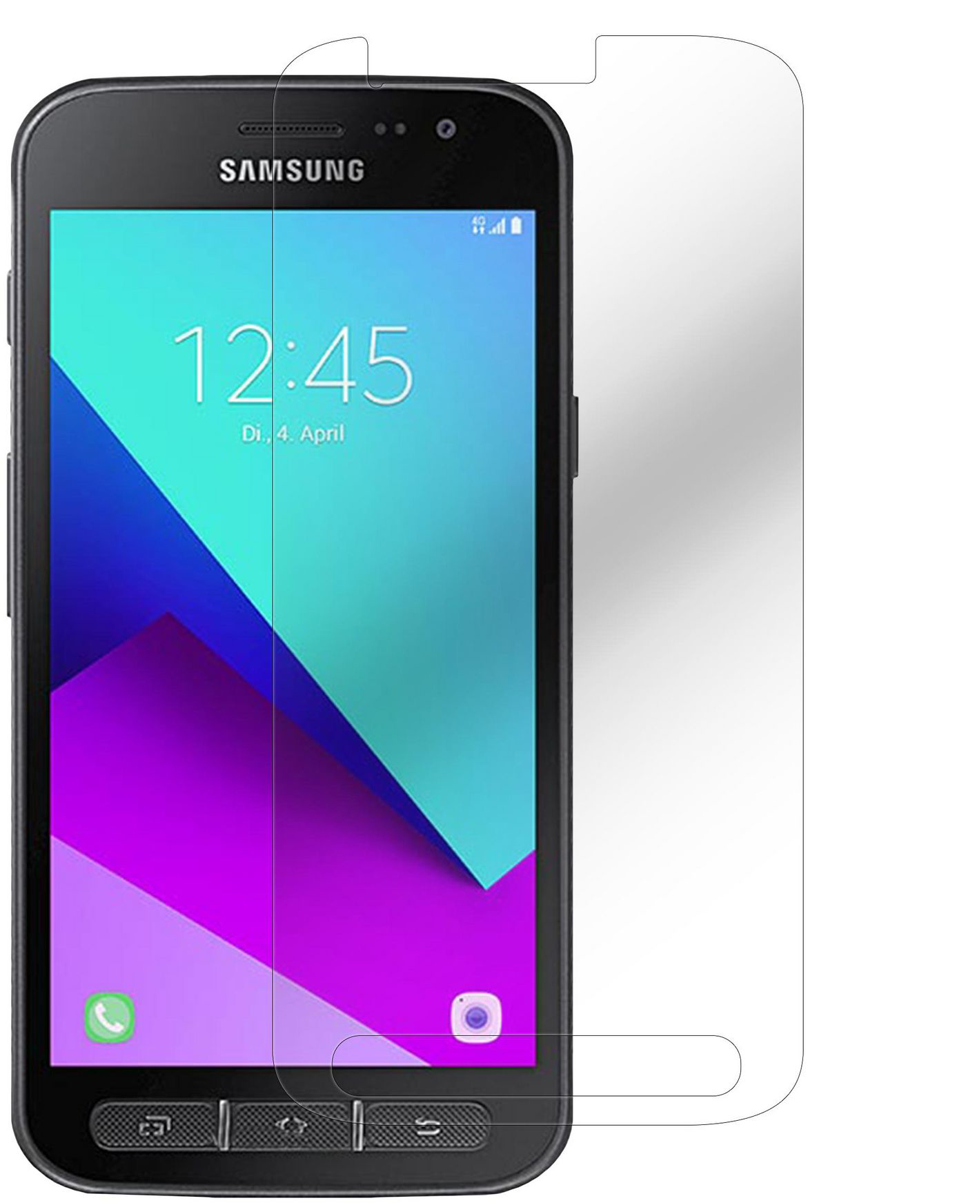 Estuff Es504009 Mobile Phone Screen/Back Protector Samsung 1 Pc(S)