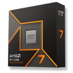 AMD Ryzen 7 9700X with Radeon Graphics, 8 Core AM5 Processor, 16 Threads, 3.8Ghz up to 5.5Ghz Turbo, 32MB Cache, 65W, No Fan