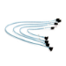 Supermicro 4 x Round SATA cable 0.56 m Black, Blue, White