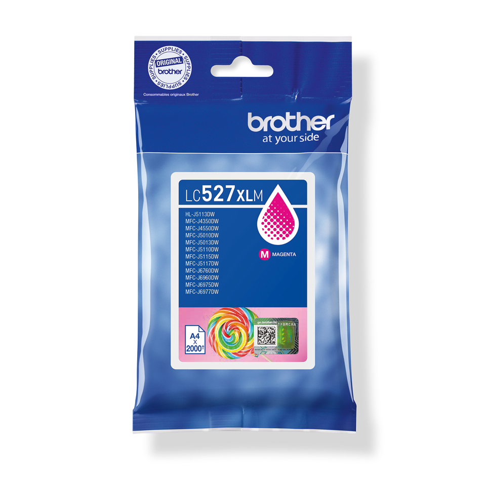 Brother LC-527XLM Ink cartridge magenta high-capacity. 2K pages ISO/IE