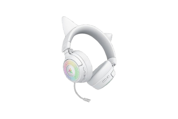 Razer Kraken Kitty V3 Pro - White Headset Wired & Wireless Head-band Gaming USB Type-A Bluetooth