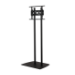 B-Tech Universal Flat Screen Floor Stand (VESA 600 x 400) - Twin 1.8m Ø50mm Poles