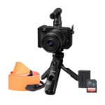 Canon EOS R50 V APS-C Mirrorless Camera - Black inc RF-S 14-30mm Lens - Creator Kit with Additional LP-E17 Battery, 64GB SD & Neck Strap